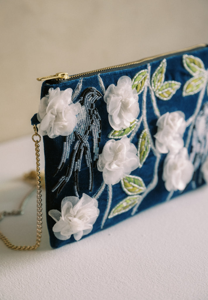 Tender is the Night Velvet Purse