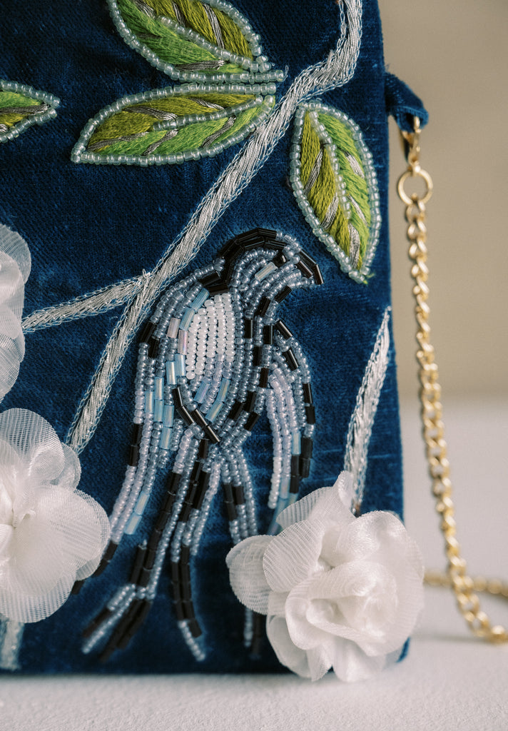 Tender is the Night Velvet Purse