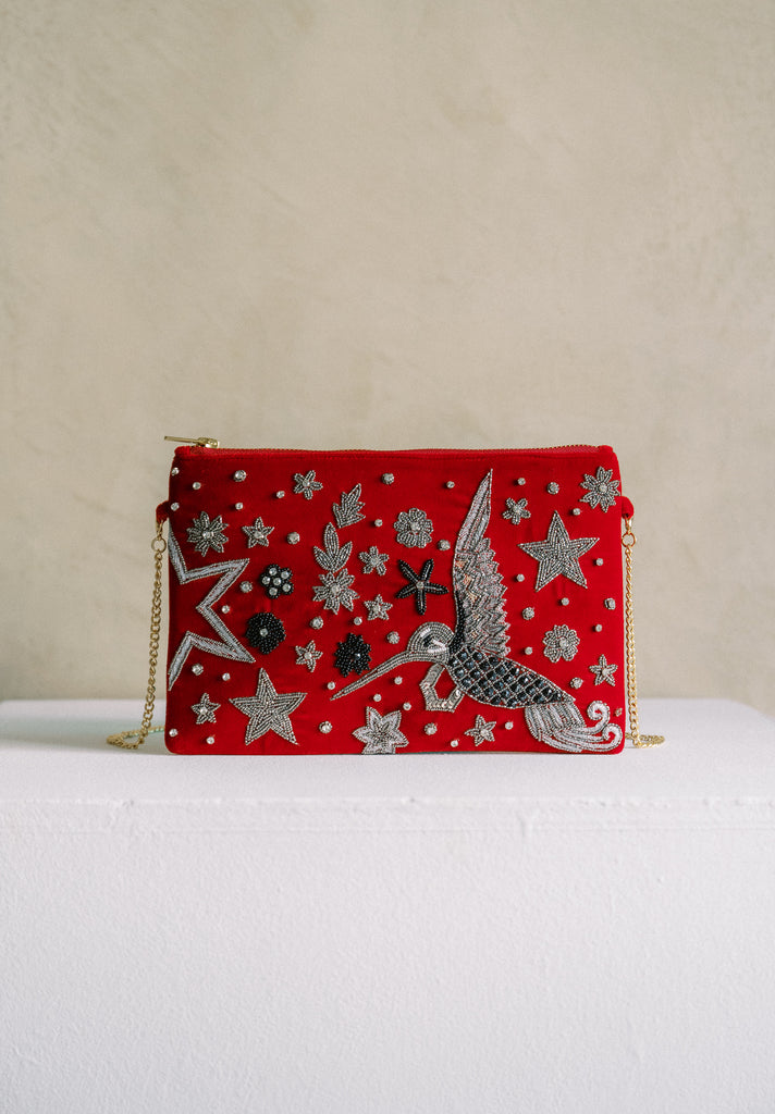 This side of Paradise Velvet Purse