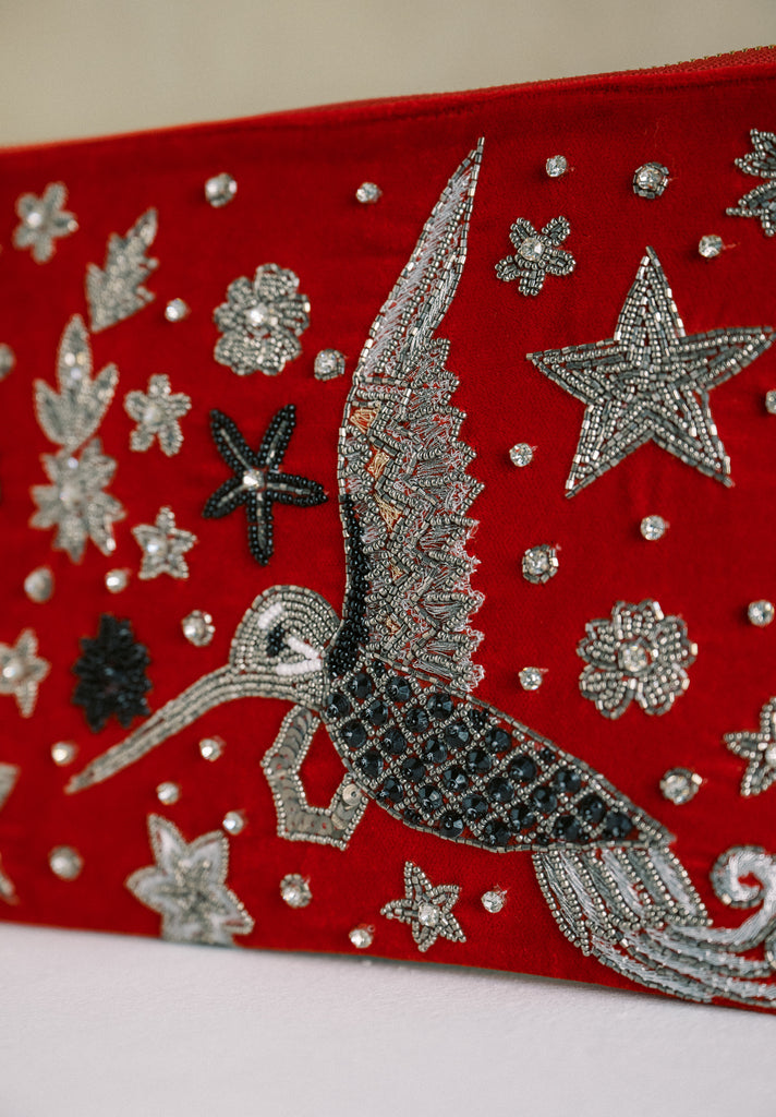 This side of Paradise Velvet Purse