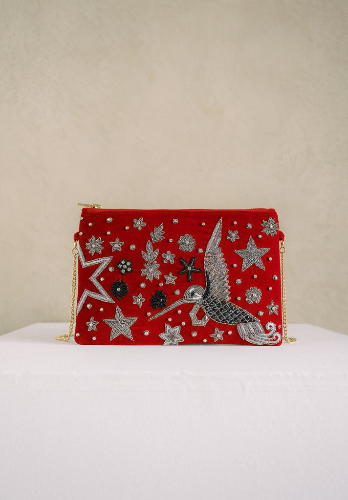 This side of Paradise Velvet Purse