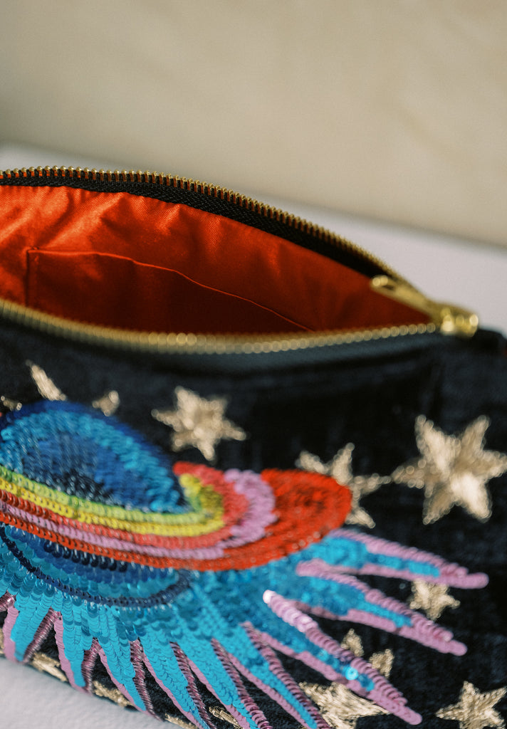 Wild Moments Velvet Purse