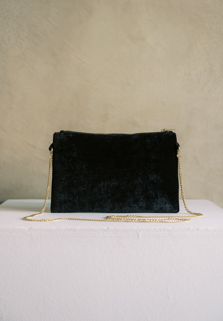 Wild Moments Velvet Purse