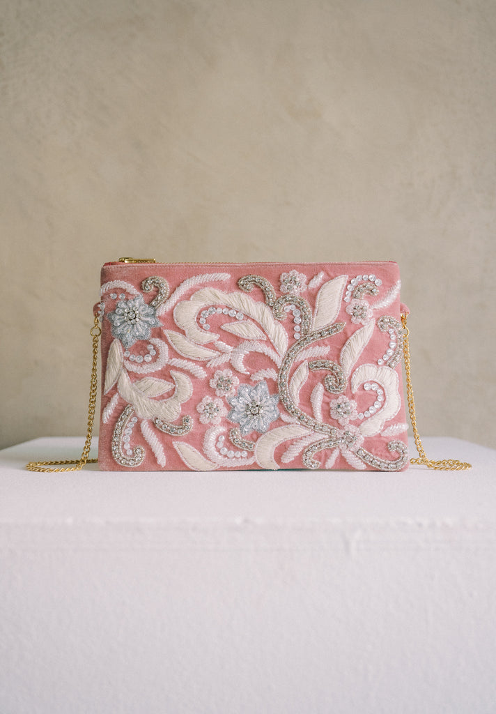 Lost Letters Velvet Purse