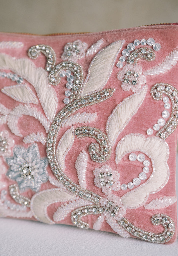 Lost Letters Velvet Purse