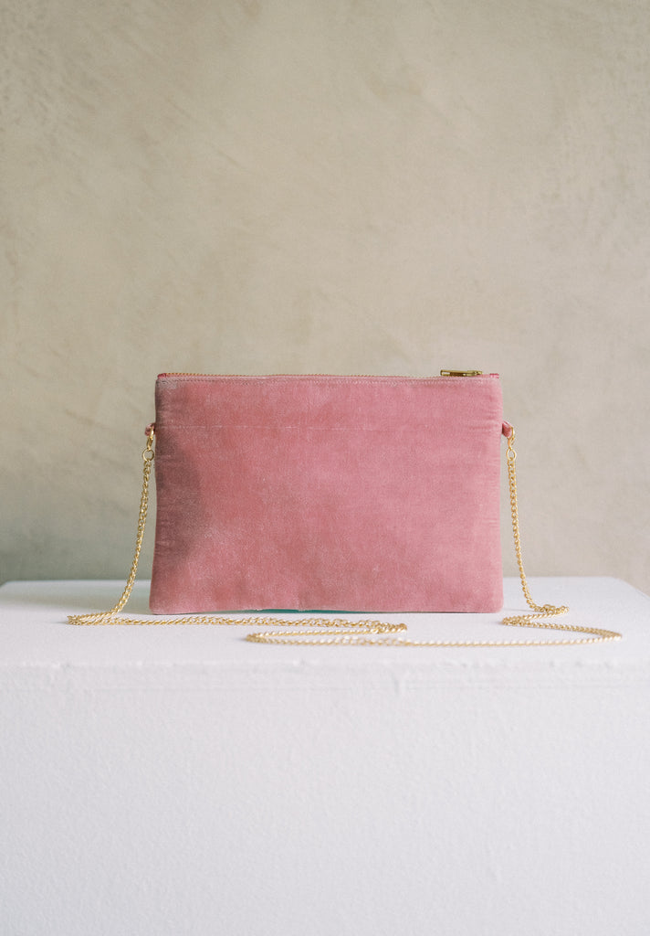 Lost Letters Velvet Purse