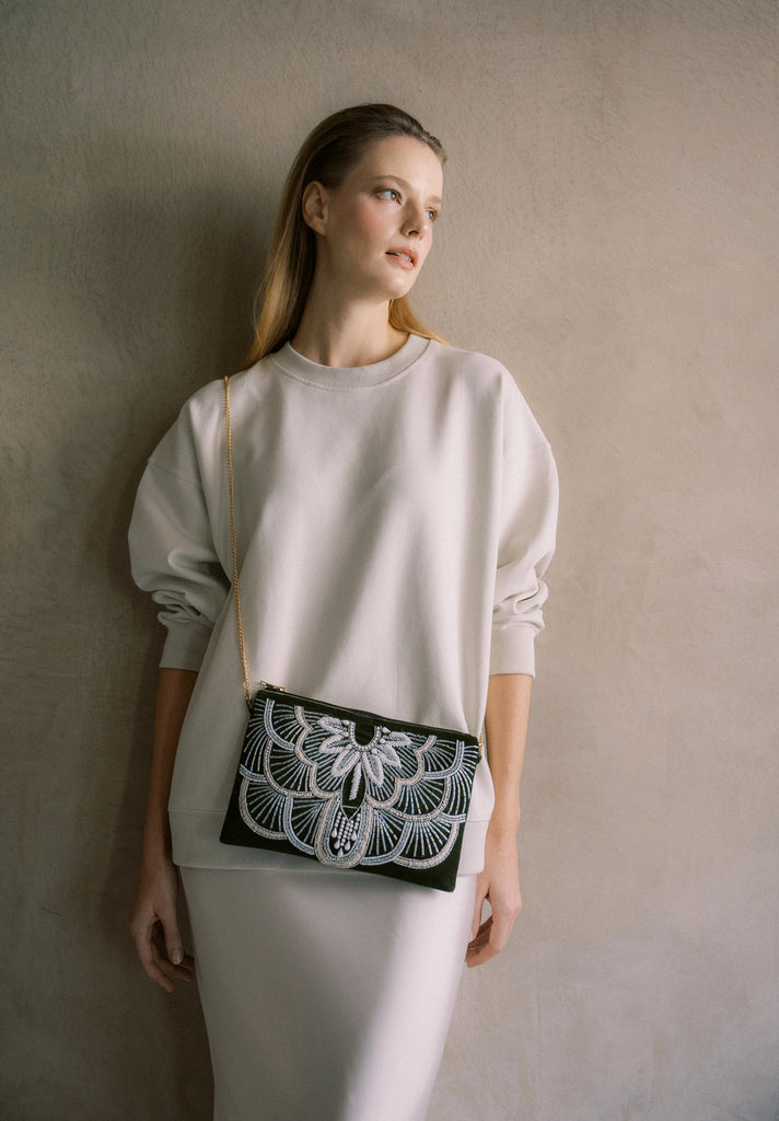 Great Expectations Velvet Purse