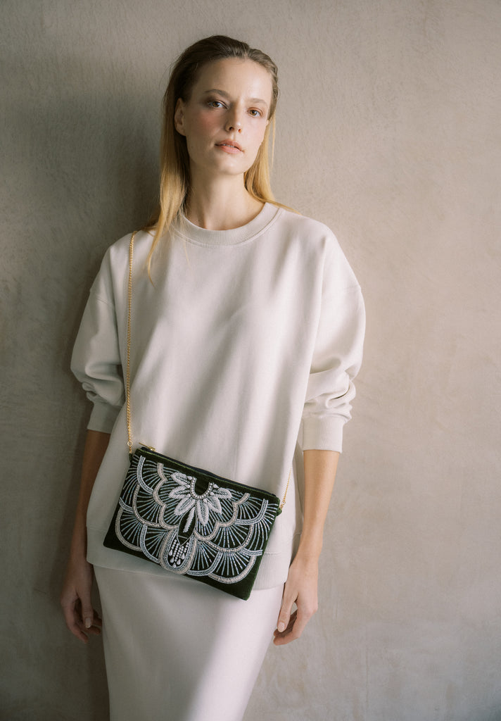 Great Expectations Velvet Purse