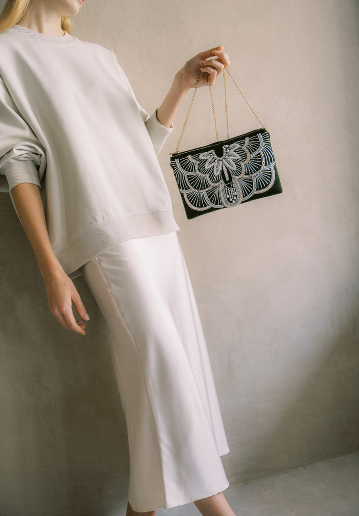 Great Expectations Velvet Purse