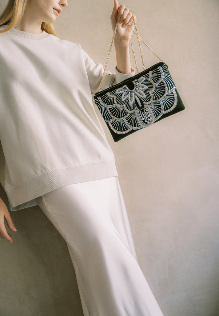 Great Expectations Velvet Purse