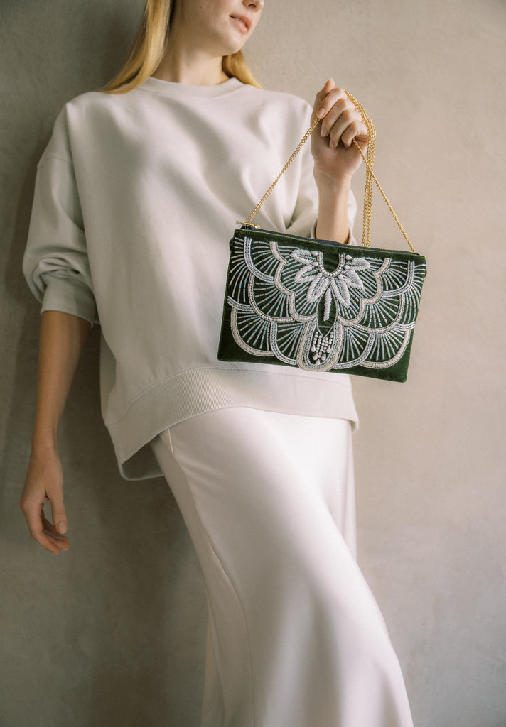 Great Expectations Velvet Purse