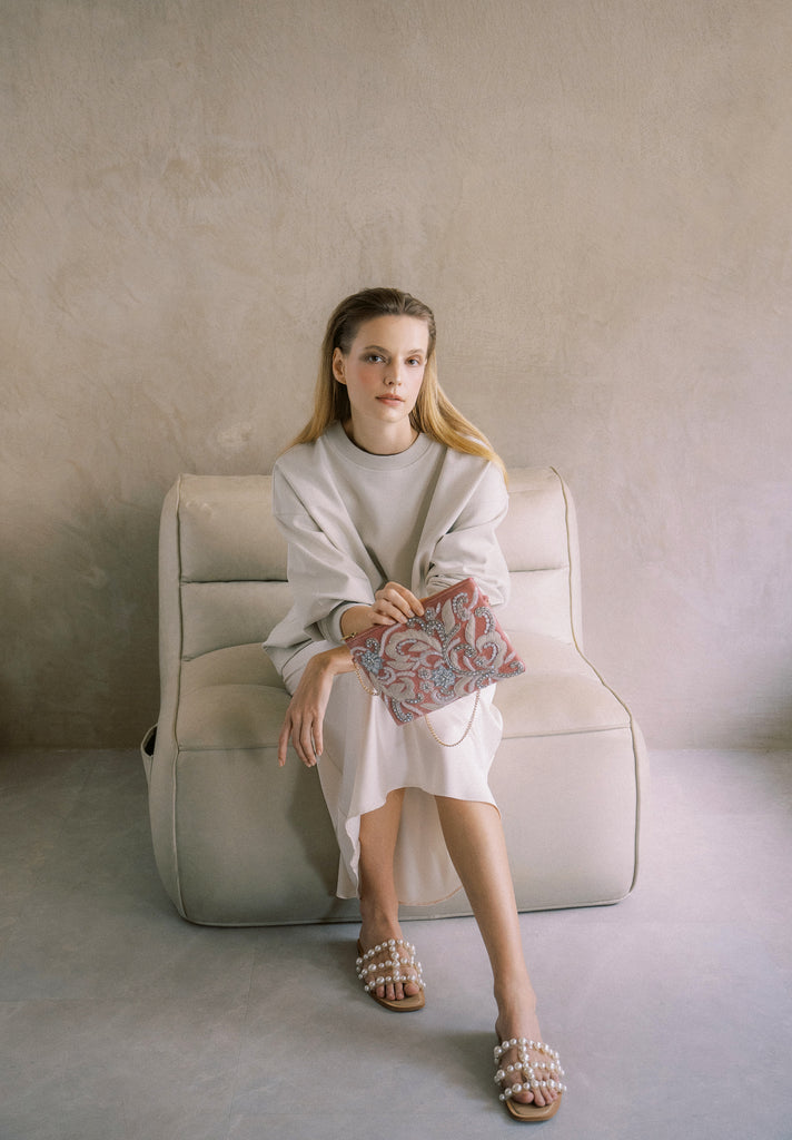 Lost Letters Velvet Purse