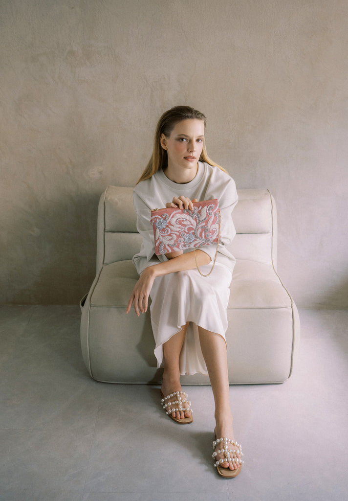 Lost Letters Velvet Purse