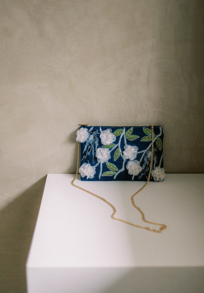 Tender is the Night Velvet Purse