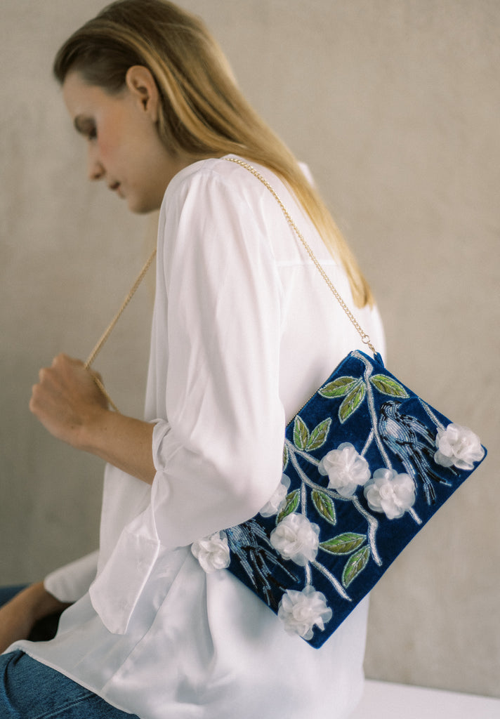 Tender is the Night Velvet Purse