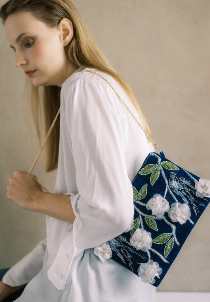 Tender is the Night Velvet Purse