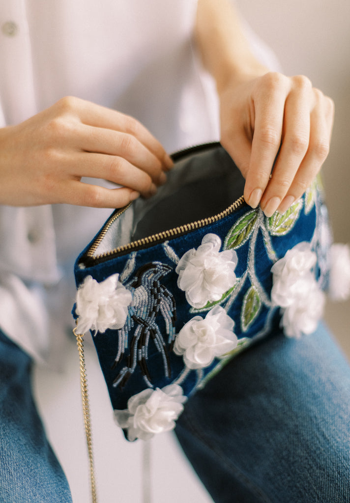 Tender is the Night Velvet Purse