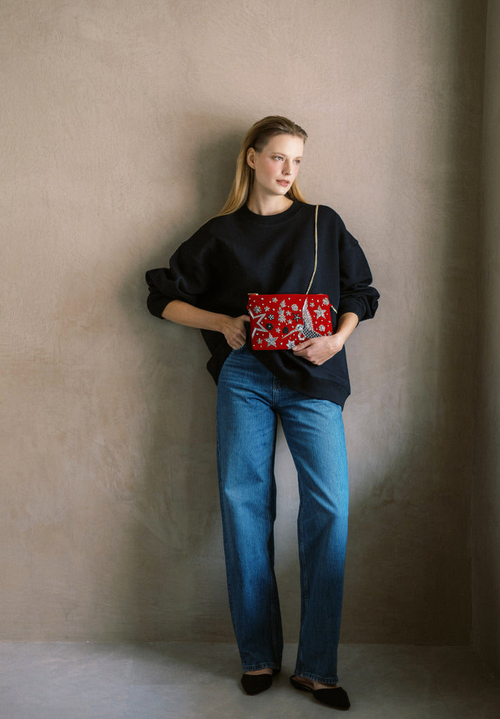 This side of Paradise Velvet Purse