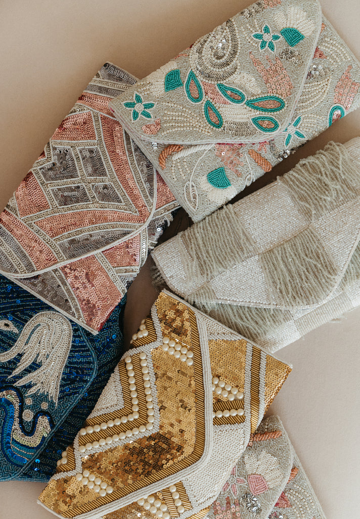 Mountains and Meadows Beaded Crossbody