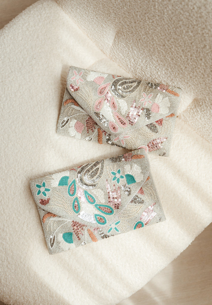 Mountains and Meadows Beaded Crossbody