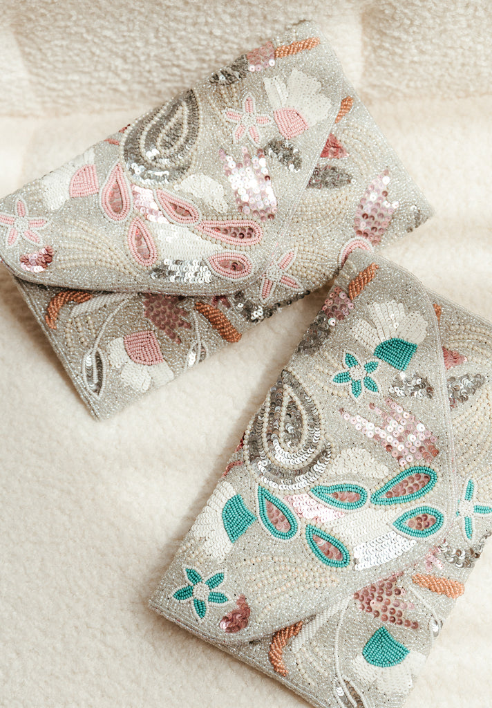 Mountains and Meadows Beaded Crossbody