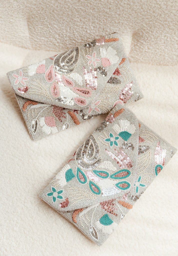 Mountains and Meadows Beaded Crossbody