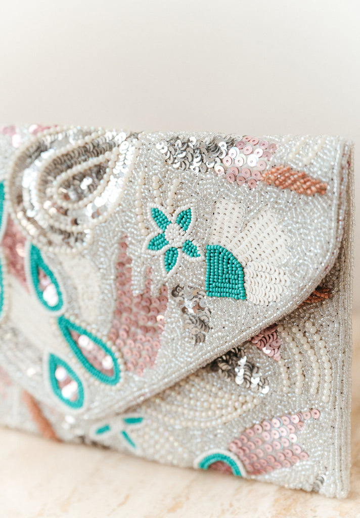 Mountains and Meadows Beaded Crossbody