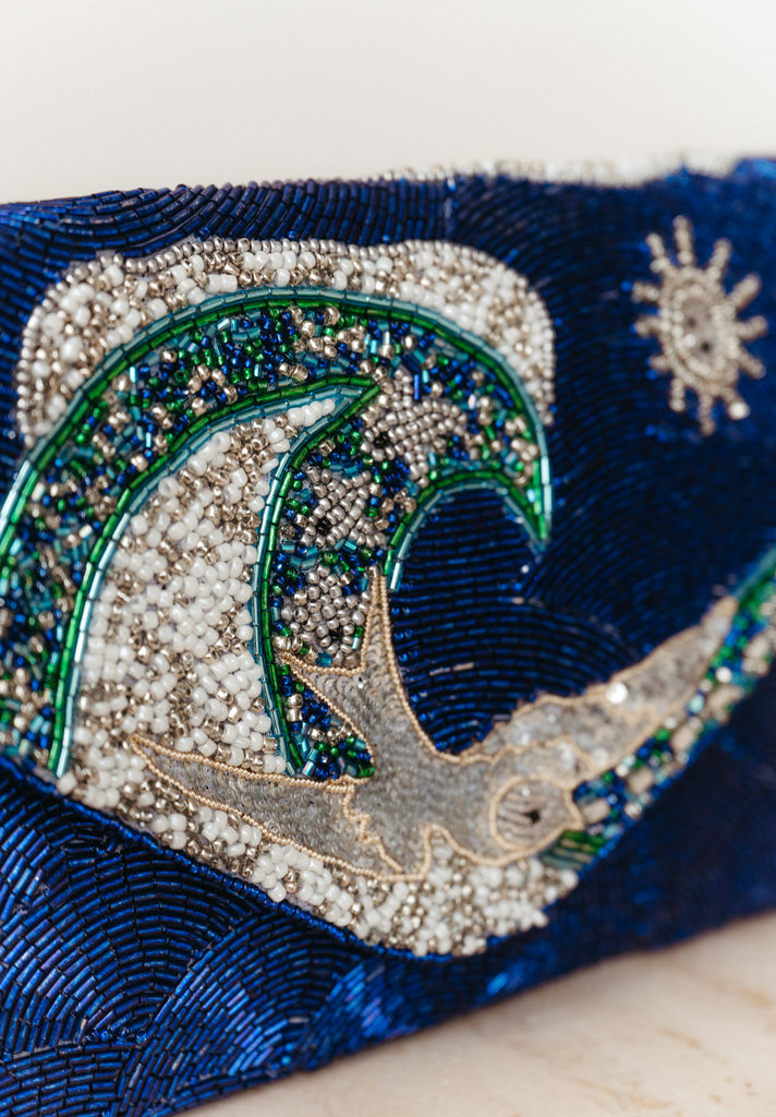 Ocean Skies Beaded Crossbody (Preorder)