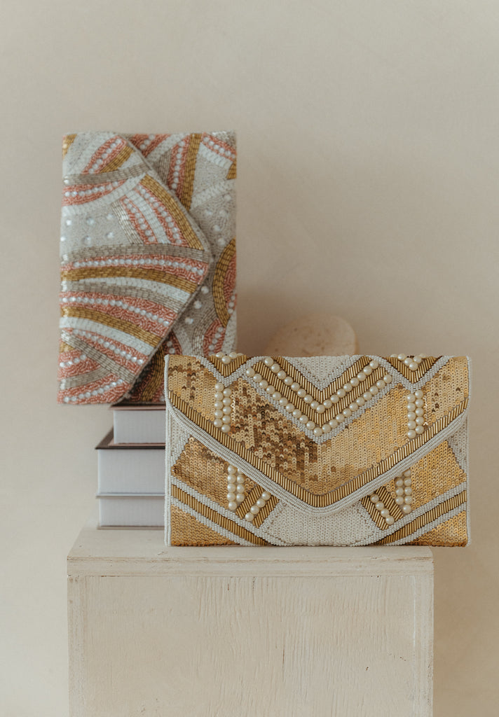 Fields of Gold Beaded Crossbody