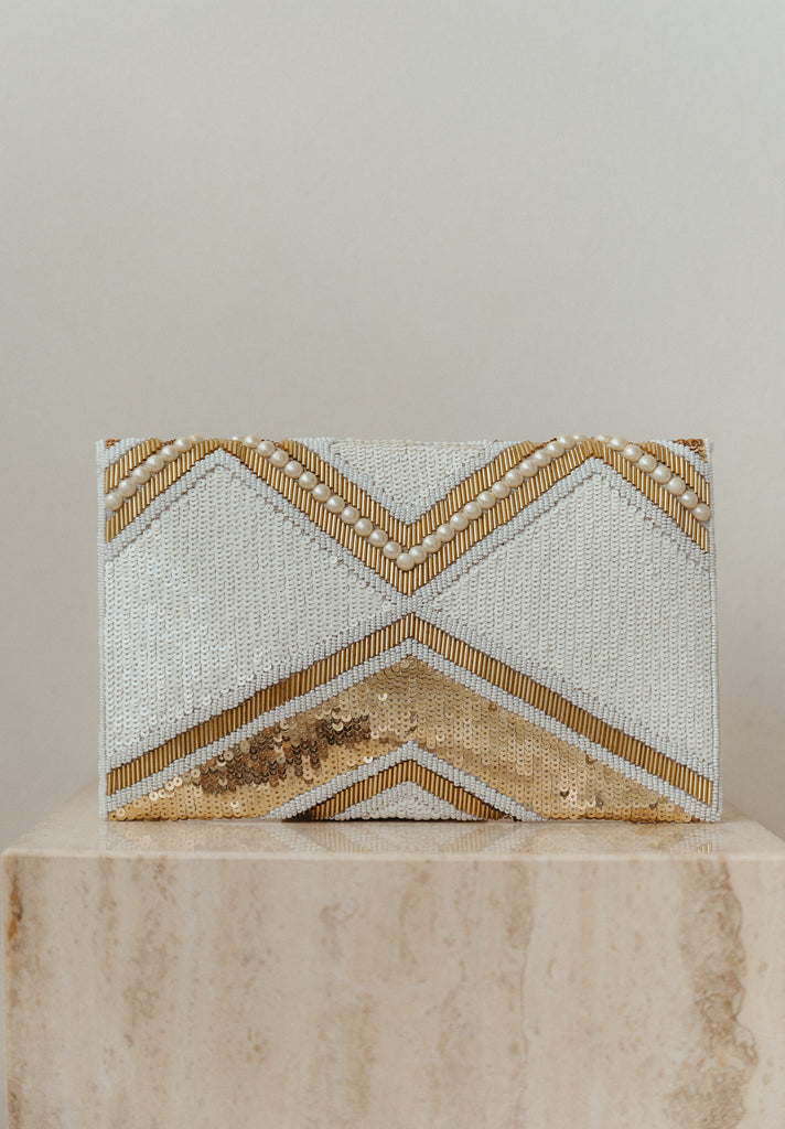 Fields of Gold Beaded Crossbody