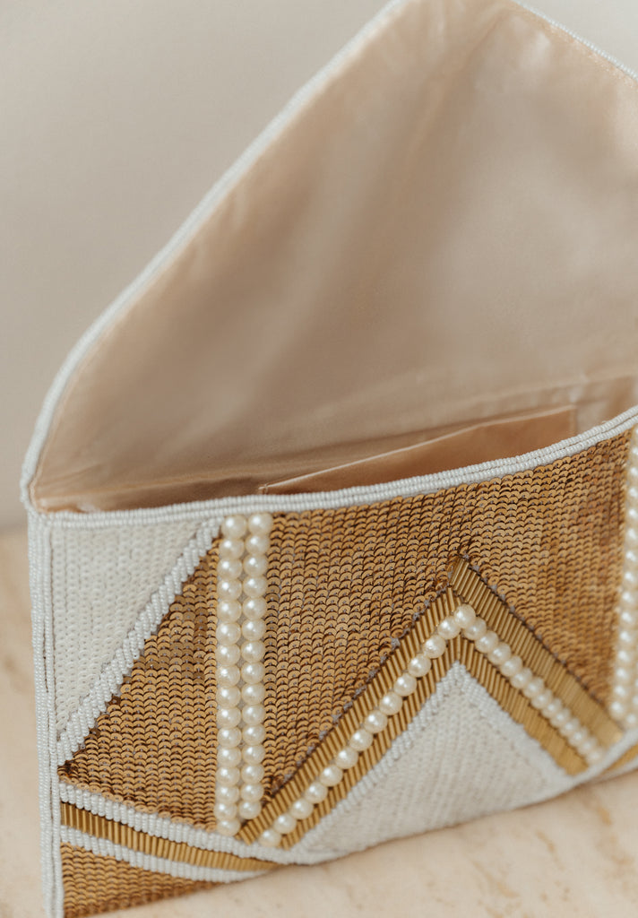 Fields of Gold Beaded Crossbody