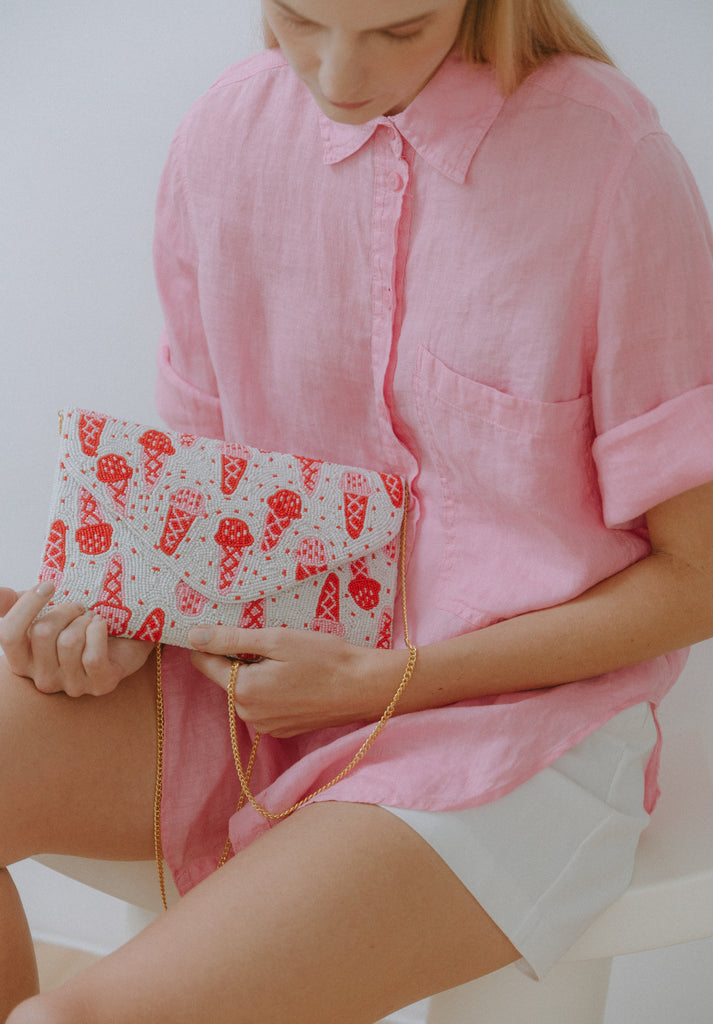 Sweet Days Beaded Crossbody