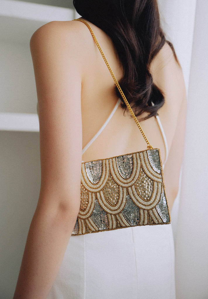 Glitter Mini Beaded Bag (Preorder)