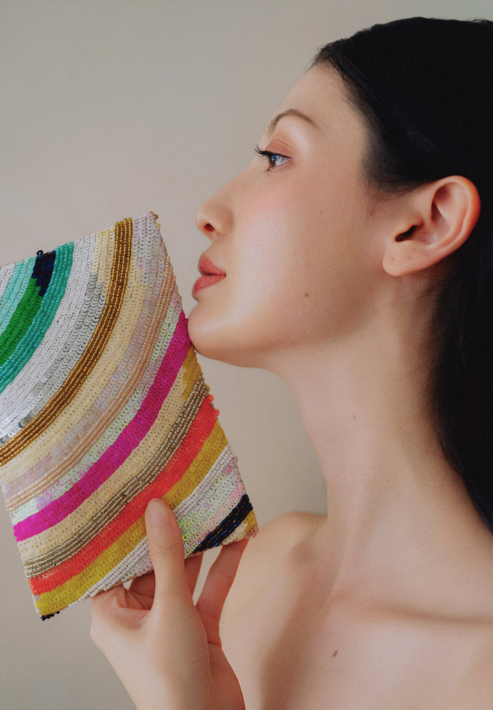 Rainbow Mini Beaded Bag (Preorder)