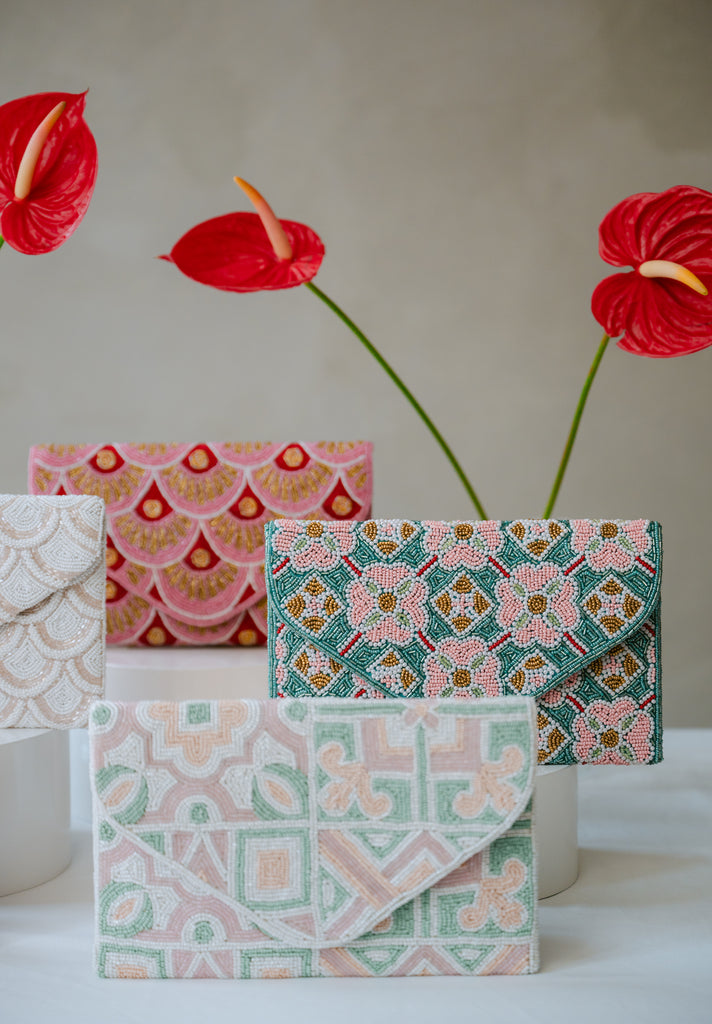 Prosperity Blooms Beaded HandBag (Preorder)