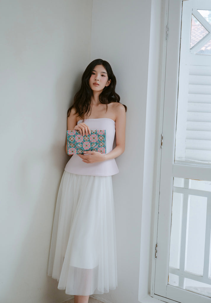 Prosperity Blooms Beaded HandBag (Preorder)