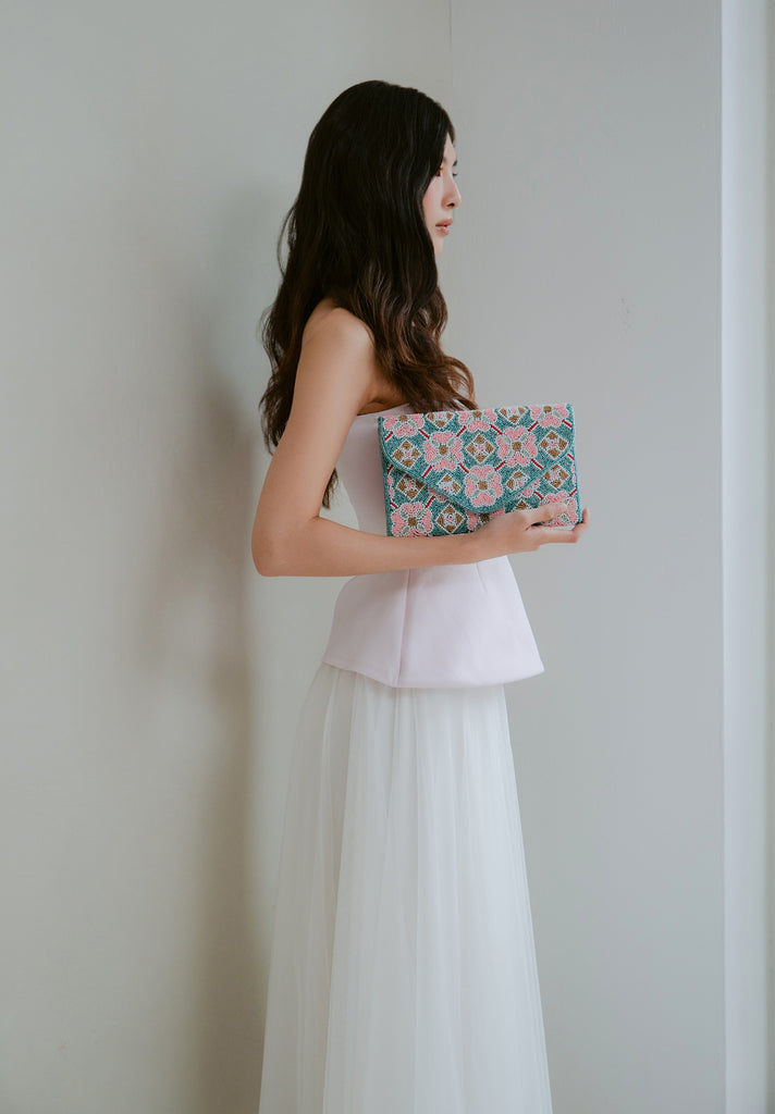 Prosperity Blooms Beaded HandBag (Preorder)