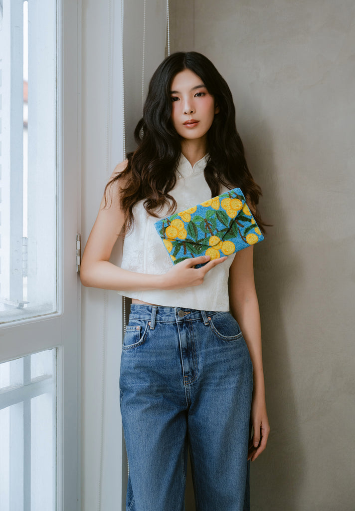 Blooming Garden Beaded HandBag (Preorder)