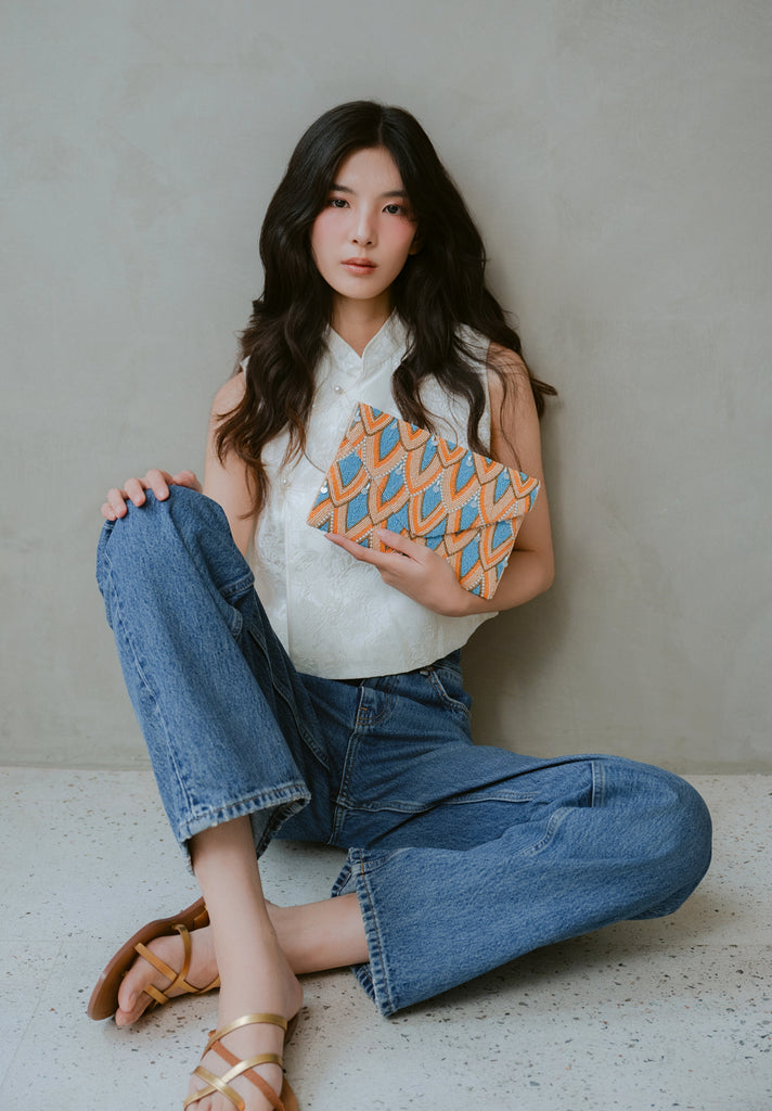 Sunrise Skies Beaded HandBag (Preorder)