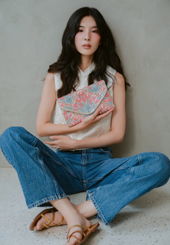 Bouquet Beaded HandBag (Preorder)