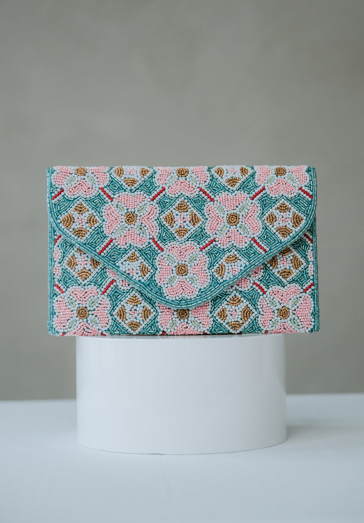 Prosperity Blooms Beaded HandBag (Preorder)