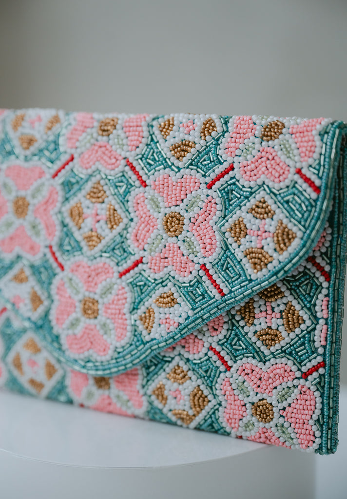 Prosperity Blooms Beaded HandBag (Preorder)