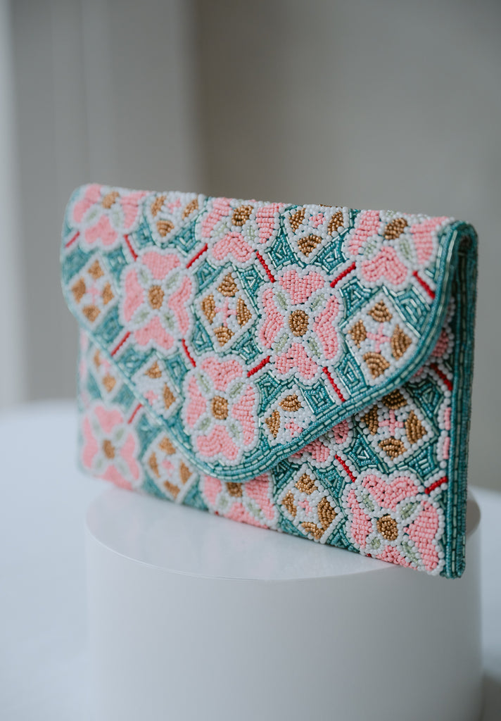 Prosperity Blooms Beaded HandBag (Preorder)