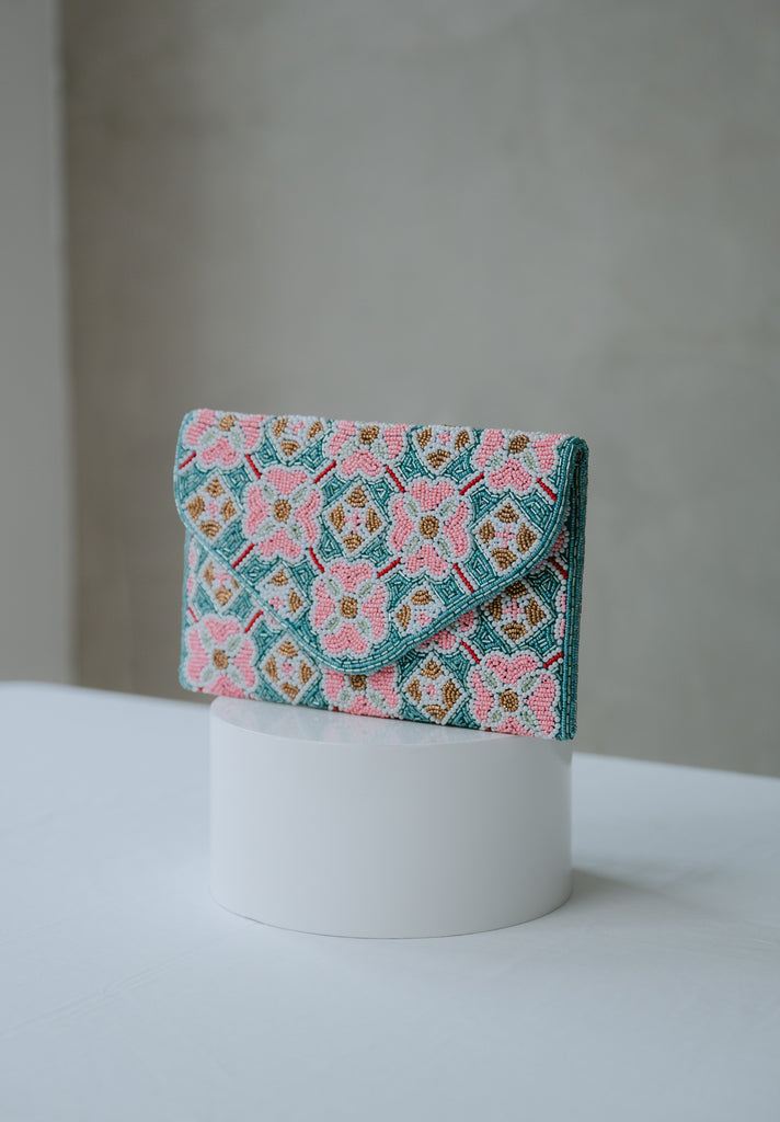 Prosperity Blooms Beaded HandBag (Preorder)