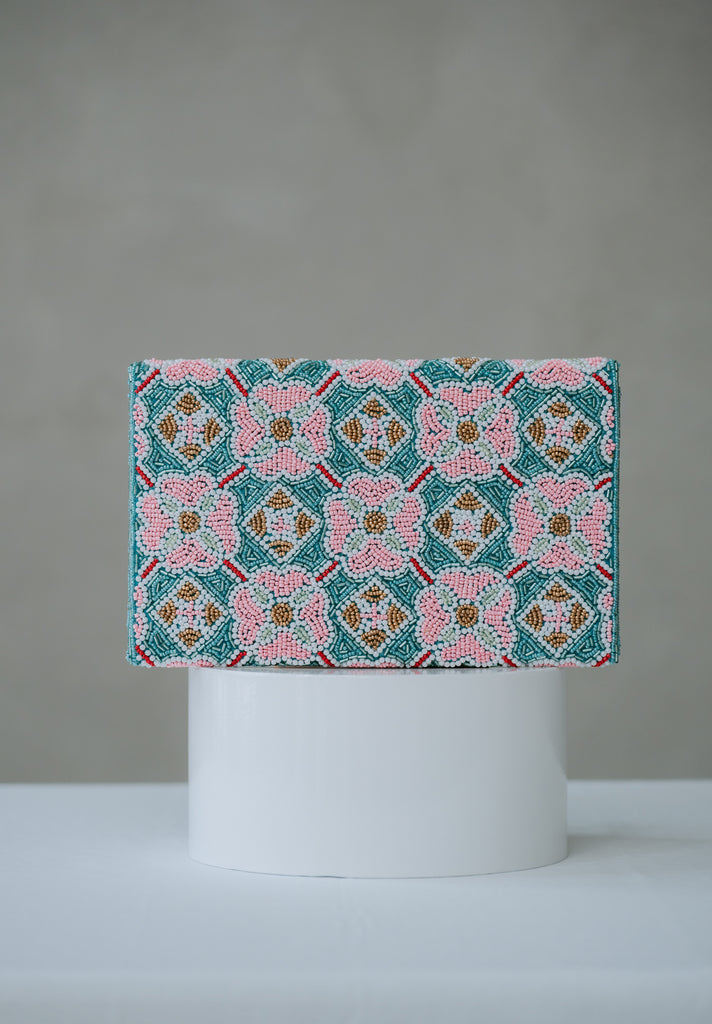 Prosperity Blooms Beaded HandBag (Preorder)