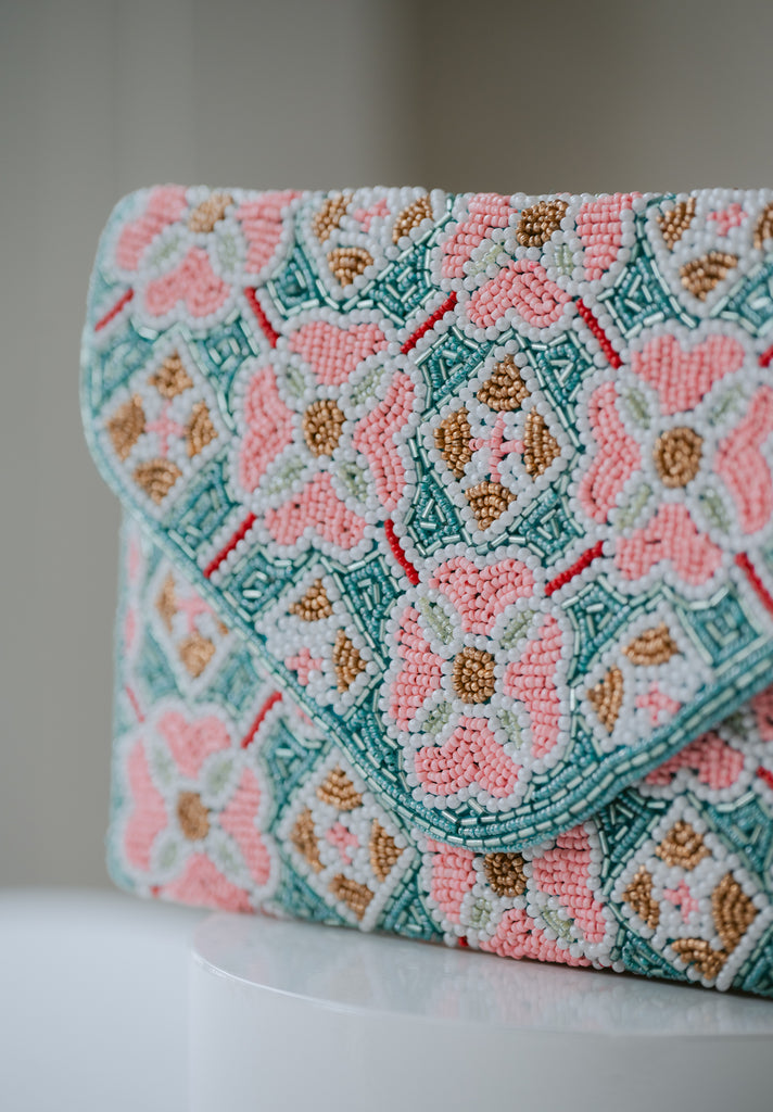 Prosperity Blooms Beaded HandBag (Preorder)