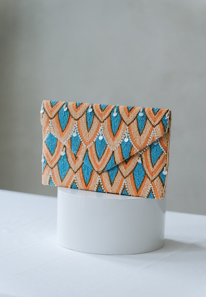 Sunrise Skies Beaded HandBag (Preorder)