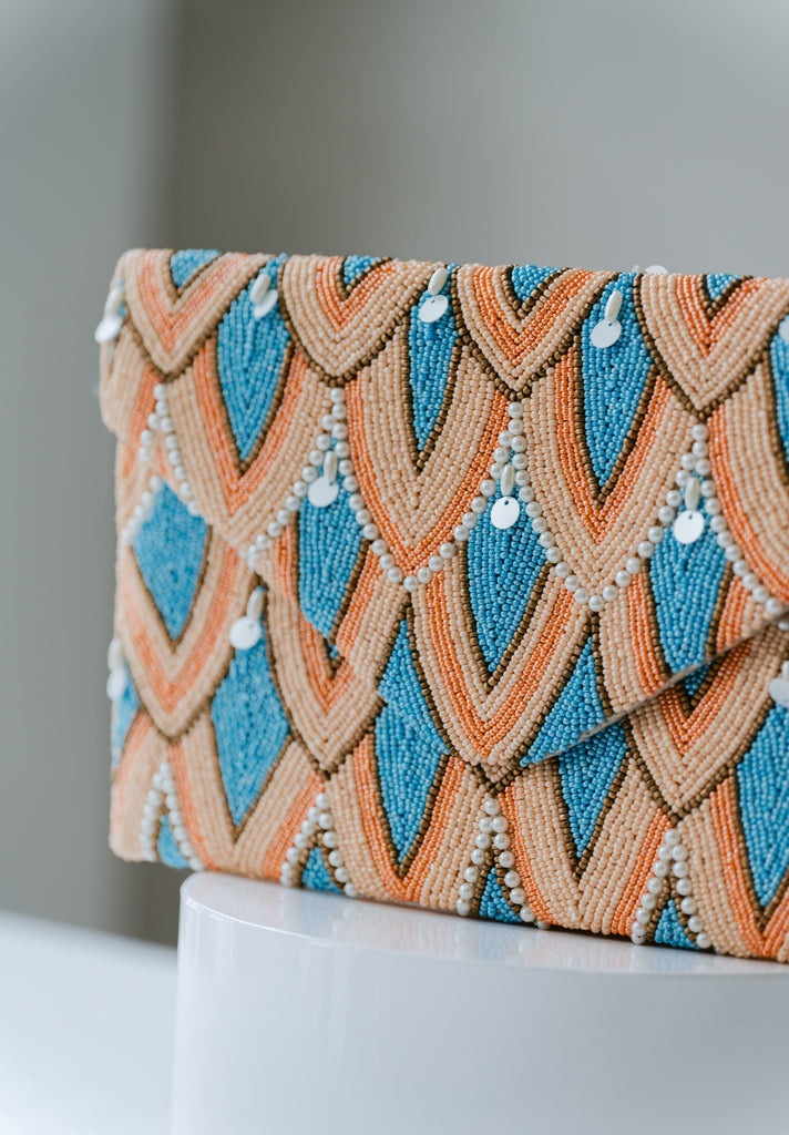 Sunrise Skies Beaded HandBag (Preorder)