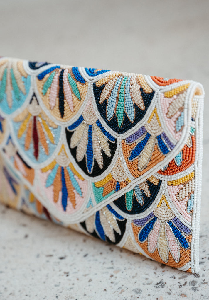 On Cloud Nine Beaded Handbag (Preorder)