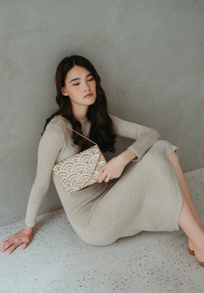 Perfect Time Beaded Handbag